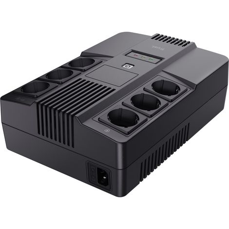 Trust Maxxon Unterbrechungsfreie Stromversorgung (USV) 0,8 kVA 6 AC-Ausgänge