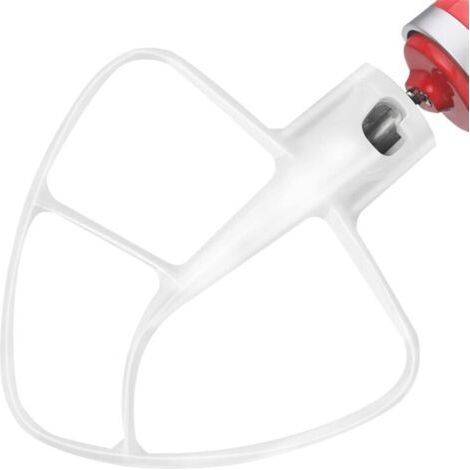 (Size 4.5QT / 4.3 L) K45B Flat Beater Compatible for KitchenAid K45 KSM75 KSM90 KSM103 KSM110 KSM150 KSM151 KSM152 KN15E1X Aluminum Flat Beater with Non-Stick Coating (1/5)
