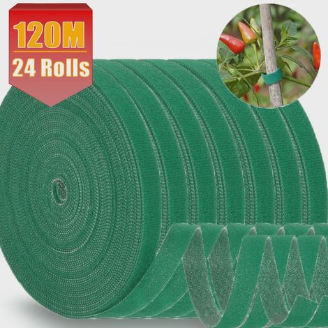 Ruban adhésif réglable pour plantes, câble en nylon auto-adhésif, velcro, ficelle de jardin, bandage, bandes adhésives réutilisables (1/5)