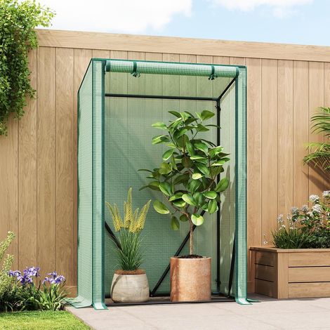 WOLTU Invernadero de jardín con cubierta 50x100x150/132 cm, verde (1/5)