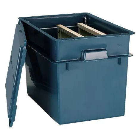 Art.30 Cassa raccogli favi Casagrande in plastica alimentare con coperchio