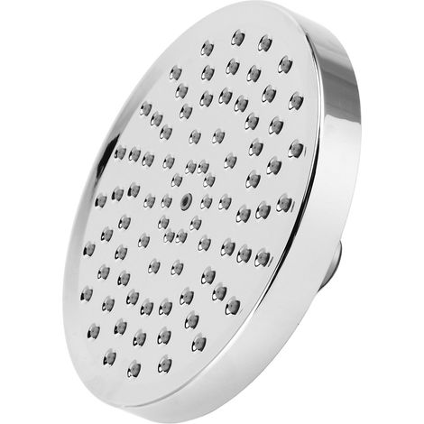 (G1/2) Douche de plafond encastrée américaine, pommeau chromé monofonction, tête à jet pressurisé (1/5)