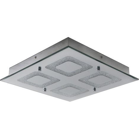 Plafonnier LED Effet Miroir Luminaire de Plafond Design Moderne pour Salon et Chambre - PANGIVO (1/4)