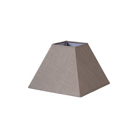 Pantalla Piramide Tenorio E27 Lino Gris 25dx11dx18h