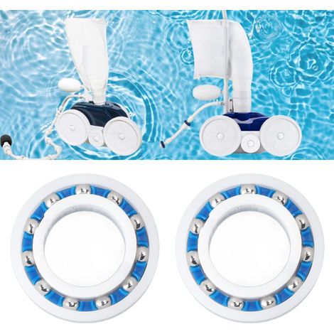 Roulement Roue Nettoyeur Piscine pour Zodiac Polaris C60 - 8 Pièces - Sans Déformation (1/5)