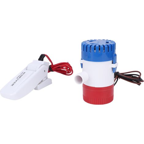 Pompa di sentina elettrica da 12 V 750 GPH con interruttore a galleggiante automatico per uso nautico (12 V, 24 V, 32 V) per barche, yacht e camper. (1/5)