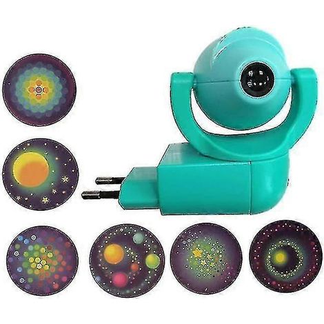 Star Moon Animal Projector Led Projector 6 Images Sensor Eu Plug Night Light For Kids Baby Bedroom Decorationn