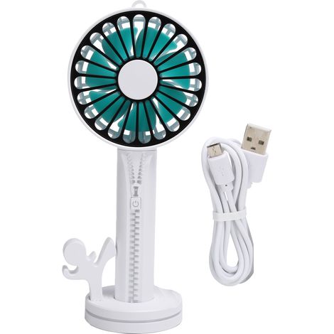 Ventilateur de Bureau Portable Mini USB Rechargeable avec Ventilateur Détachable (1/5)