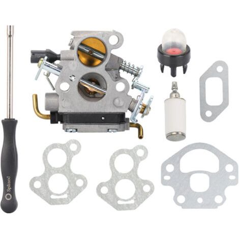 Carburetor spare parts for Husqvarna leaf blowers CS340 and CS380 (models 235, 236E, 240E), carburetor assembly (1/5)
