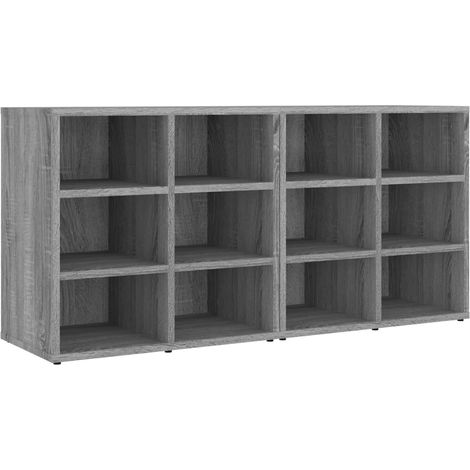 Maison Exclusive - Scarpiere 2 pz Grigie Sonoma 52,5x30x50 cm (1/5)