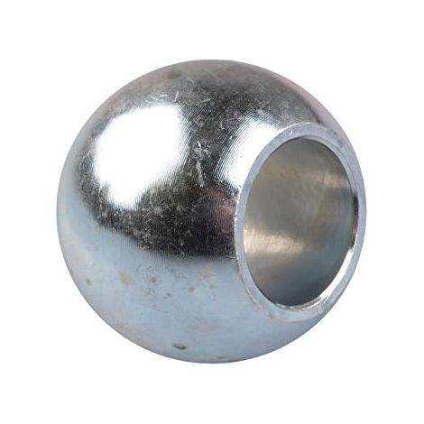 Boule d'attelage inférieure - 1 pièce - Acier galvanisé - Sécurité remorque Cat.1 - Pour véhicules légers - 22x44 mm (1/2)