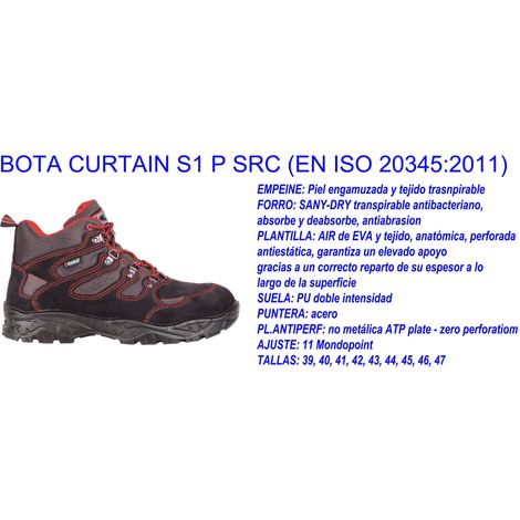 TENDA STIVALE COFRA N39S1 P SRCPUNT SOLETTA ACCIAIO 22300 001