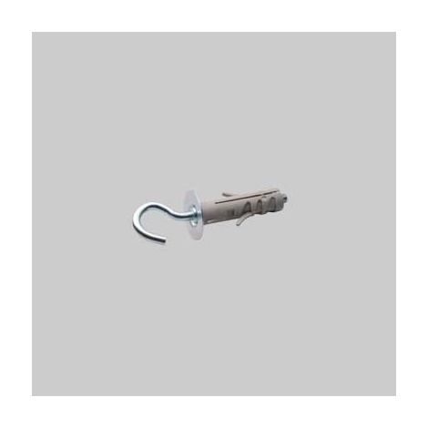 Tassello in nylon con occhiolo aperto diametro 9 mm conf. da 100 pz