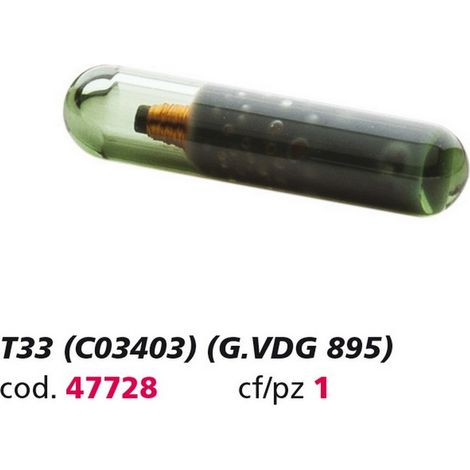 1PZ CHIP TRANSPONDER T33 (C03403) (G. VDG 895)