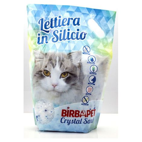 LETTIERA BIRBA PET GATTO SILICIO NATURALE LT.5- 6,0 pz