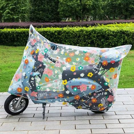 TRADE SHOP - Telo Copri Motorino Moto Bici Impermeabile Resistente Antipioggia Neve Polvere 220x120cm - (1/3)