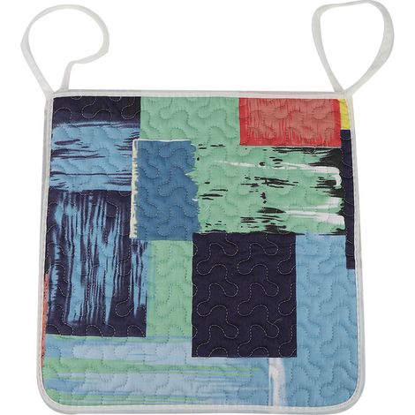 Tapis de chaise en coton lavable, amovible et antidérapant, motif animal, décoration pour la maison et l'hôtel, couleurs profondes (1/5)