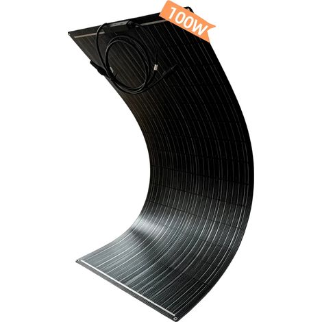 Panneau Solaire Flexible, Haute Efficacité, Design Résistant aux Intempéries, ETFE100W 1PCS (1/2)