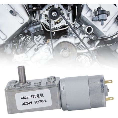 DC 4632-385 Schneckengetriebemotor, 24 V DC, 100 U/min (1/5)