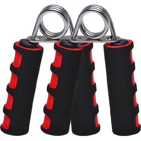 Hand Gripper - Acier Trempé 150 kg - Poignée Ergonomique En Plastique ABS - Pour Renforcement Des Mains Et Avant-Bras - 2 Pièces (1/5)