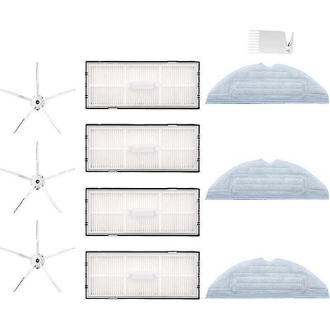 Ersatzteil Seitenbürsten HEPA-Filter Wischmopp-Pads für Roborock (1/4)