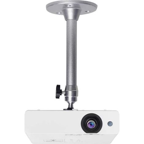 Support de plafond pour mini-projecteur – Charge 3,5 kg – Inclinaison 90° – Rotation 360° – Installation rapide – Aluminium durable (1/5)