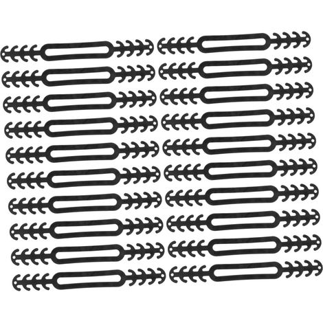 Lot de 20 rallonges de masque et crochets d'oreille — Sangles auriculaires souples et réglables avec grip antidérapant