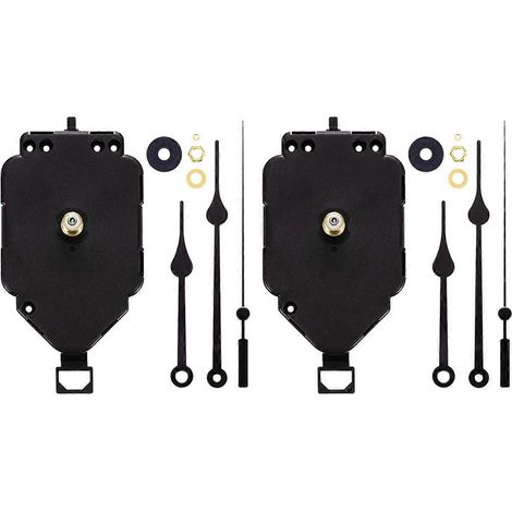 Kit de mécanisme d'horloge à monter soi-même, mouvement oscillant avec aiguilles, pièces de rechange pour horloge à quartz (B) (1/4)