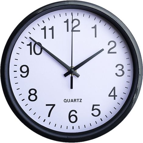 Horloge murale silencieuse à mouvement Komatsu, idéale pour le bureau, la cuisine et la chambre. (1/5)