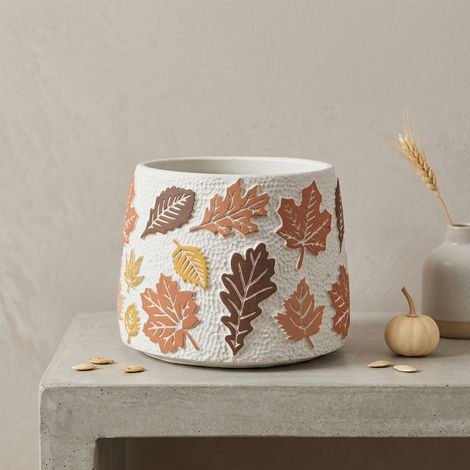 The Harvest Autumn Leaf Planter Pot (1/2)
