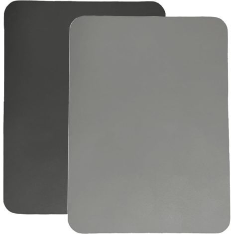 Packungen Abtropfmatte, 40 x 30 cm, super saugfähige Küchen-Abtropfmatte, saugfähige Abtropfmatte, Kaffeemaschinenmatte zum Geschirrspülen, Bar, dunkel- und hellgrau
