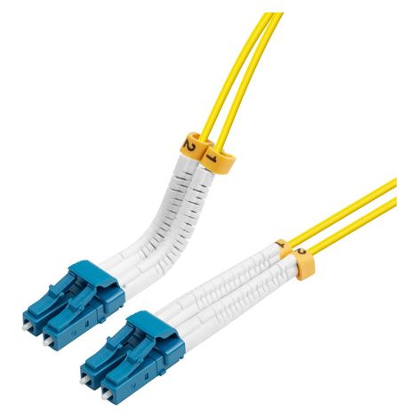Cable de fibra óptica Lanview LVO231406-flex InfiniBand de 1 m LC/LC amarillo (1/5)