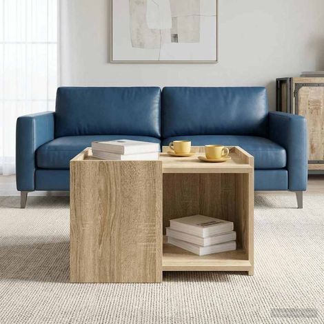 vidaXL Tavolino da salotto Rovere Sonoma 50,5 x 50 x 33 cm (1/5)