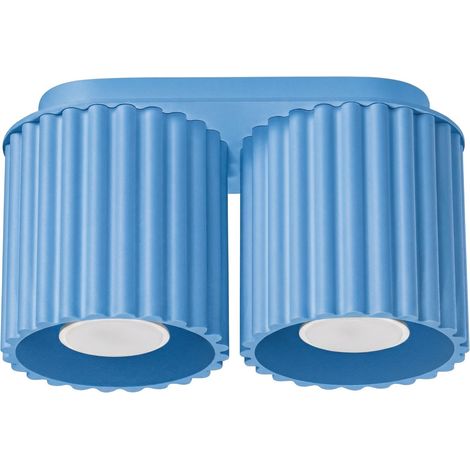Sollux AURA Spot encastré Aura bleu, montage en surface, 2 ampoules GU10 (1/5)