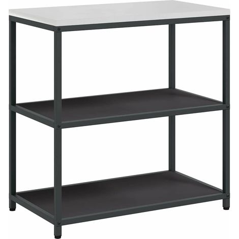 Étagère de rangement de cuisine avec étagère Noir Acier CFW58557 (1/5)