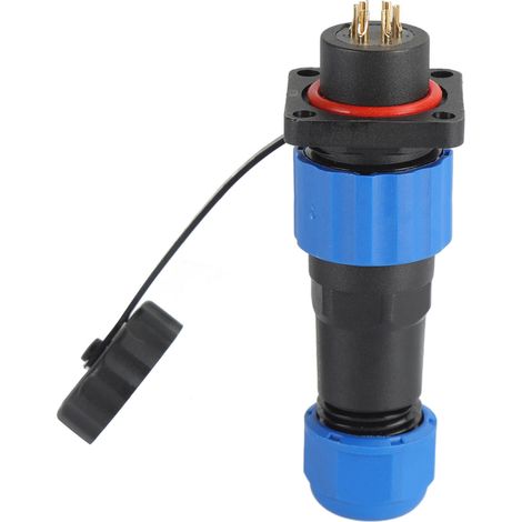 Fiche IP68 étanche prise carrée connecteur aviation industriel adaptateur terminal SP166 broche 250V 5A (1/5)