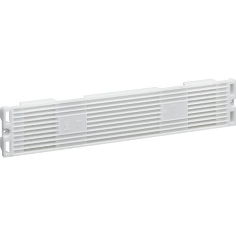 Hager – Support universel pour goulotte Gamma+ – Jeu de 2 – PVC incolore – Dimensions 235 mm – Fixation pour panneaux de contrôle