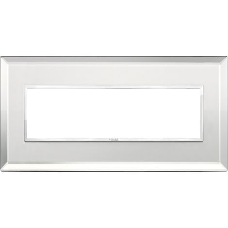 Placca 7M argento ghiaccio Vimar Eikon Evo 21657.72