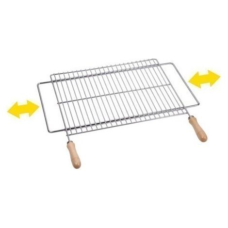 Parrilla extensible para barbacoa - 50x40 cm.