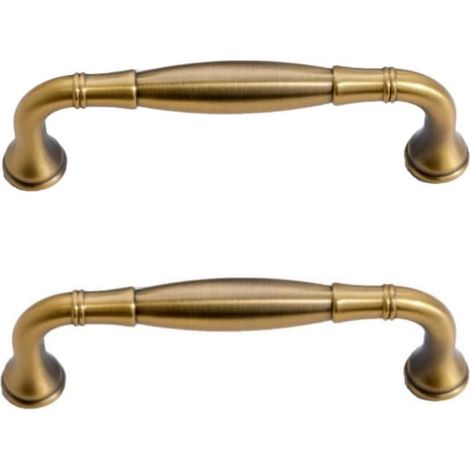 Ensemble de 2 poignées meubles, design antique, alliage zinc (1/5)