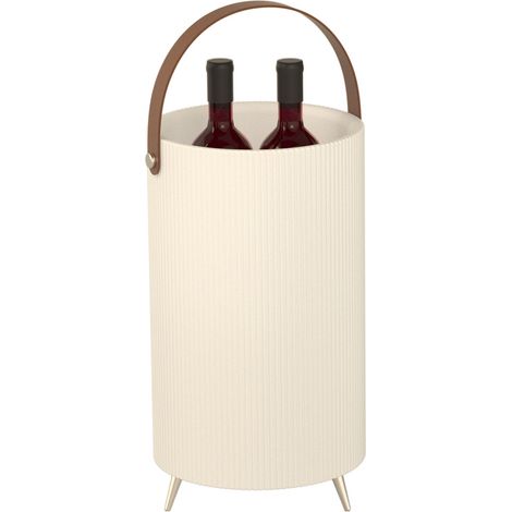 Secchiello Ghiaccio con Speaker Bluetooth e Lampada LED Multicolore 25x45cm