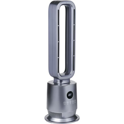 Chauffage et Ventilateur Sans Pales 2000W - Radiateur électrique avec Télécommande - Ventilateur sur Pied Oscillant avec Minuterie - Fan Température Réglable - Chauffage et Climatisation