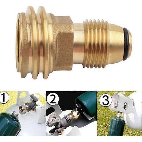 Adaptateur à baïonnette pour le remplissage et le transfert de gaz propane sur réservoir de GPL (1/5)