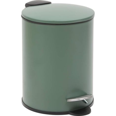 Poubelle à Pédale "Colorama" 2,7L Vert Ficus (1/5)