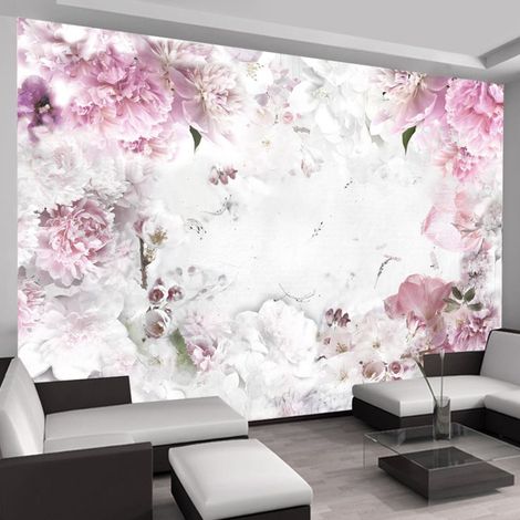 Papier peint pivoines dansantes - 200 x 140 cm