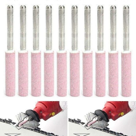 Affûteuse de chaîne de tronçonneuse, meule à aiguiser 3 x 4 mm, lot de 10 (1/5)