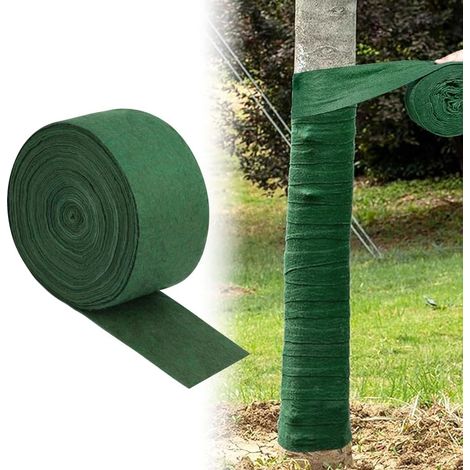 Enveloppement Protecteur d'arbre, 12cmx20m Bandage De Protection des Plantes Antigel, Bandage de Protection des Plantes, pour Garder Les Plantes Arbustives Chaudes et Hydratantes