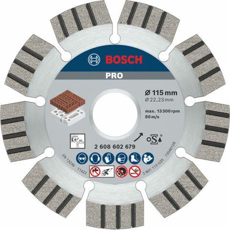 Disque de coupe diamanté abrasif PRO, 115 x 22,23 mm (1/5)