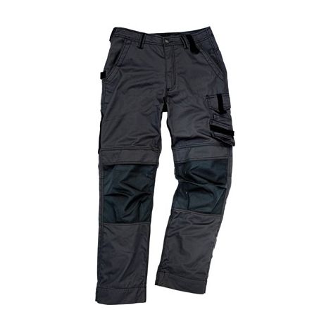 Pantalón de trabajo Campo, Talla 48, negro/negro