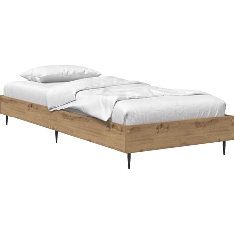 Estructura de cama Roble Artesanal 80 x 200 cm